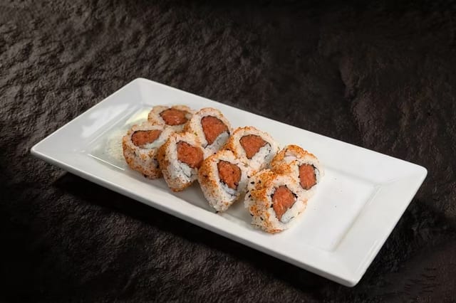 Spicy Salmon Roll.
