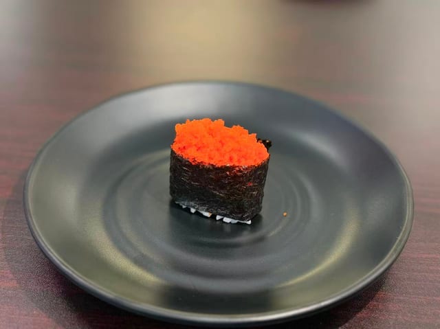 Smelt Fish Egg Sushi.